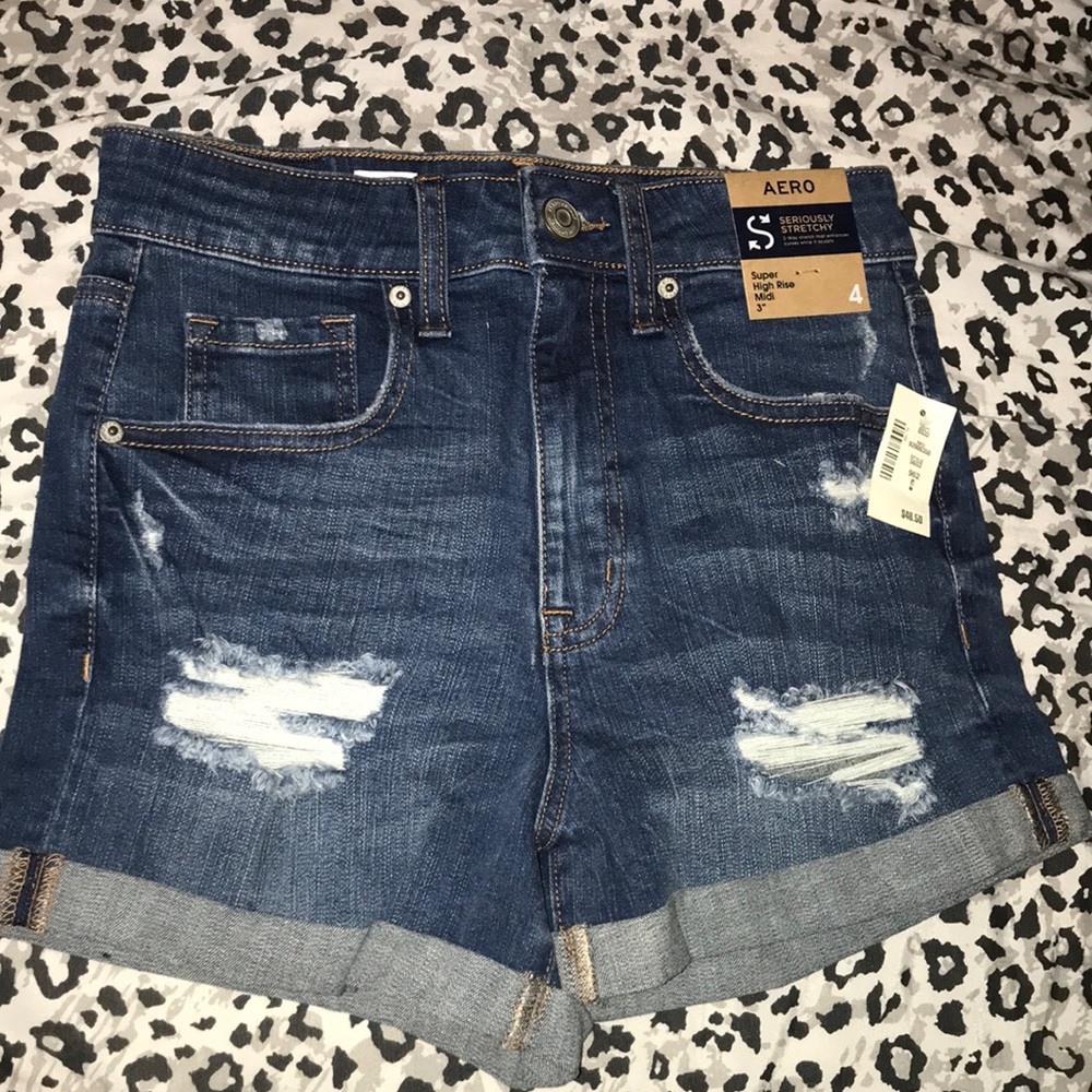 Super High Rise Midi Shorts